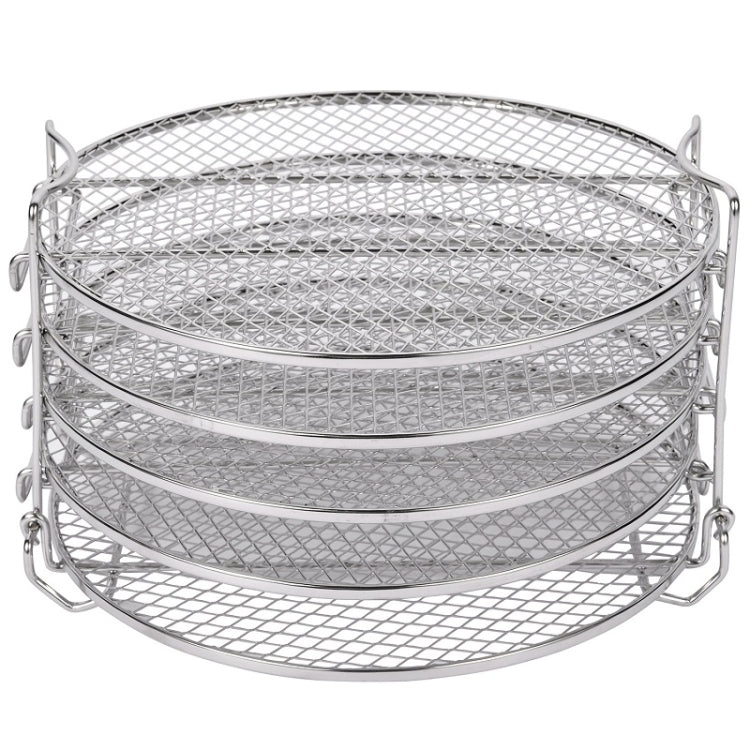 For Ninja Foodi 6.5 /8 QT Stainless Steel Fruit Vegetable Draining Rack - Home & Garden by buy2fix | Online Shopping UK | buy2fix