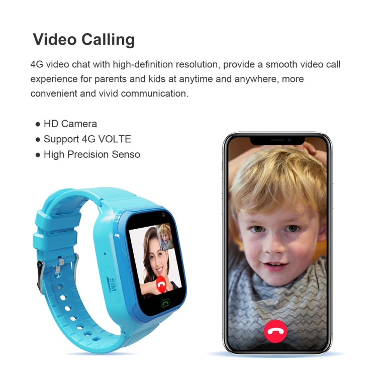 LT36-4G European Version 4G Waterproof Touch Photo Electronic Positioning Children Smart Watch(Black) - Smart Wear by buy2fix | Online Shopping UK | buy2fix