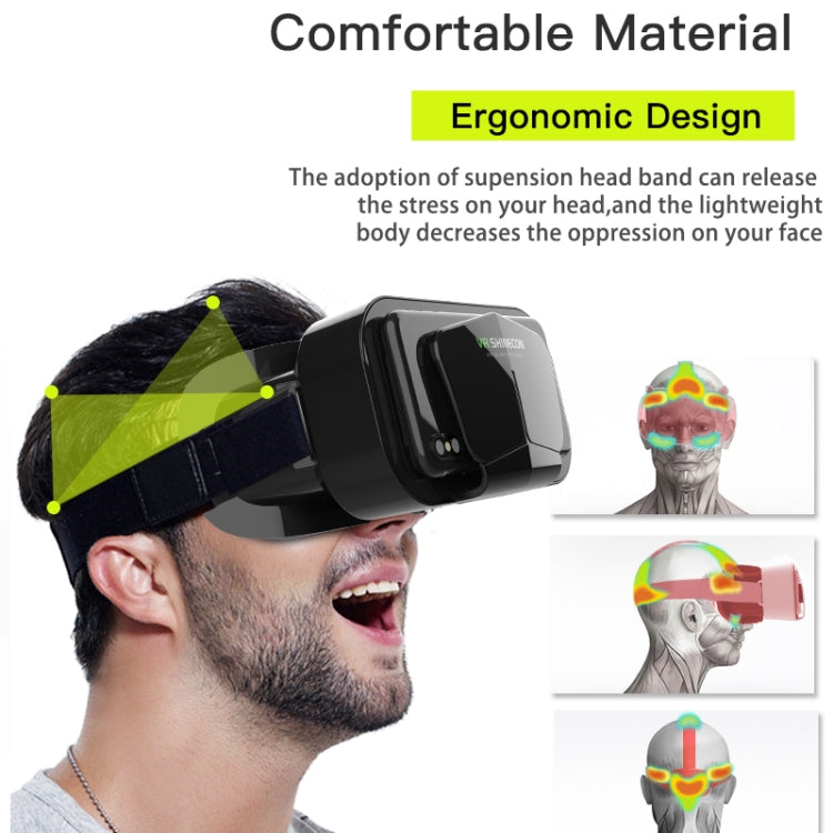 VRSHINECON G10 Headwear 3D Virtual VR Glasses - VR Headset by VRSHINECON | Online Shopping UK | buy2fix