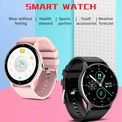 BW0223 Heart Rate/Blood Oxygen/Blood Pressure Monitoring Bluetooth Smart Calling Watch, Color: Silicone Blue - Smart Wear by buy2fix | Online Shopping UK | buy2fix