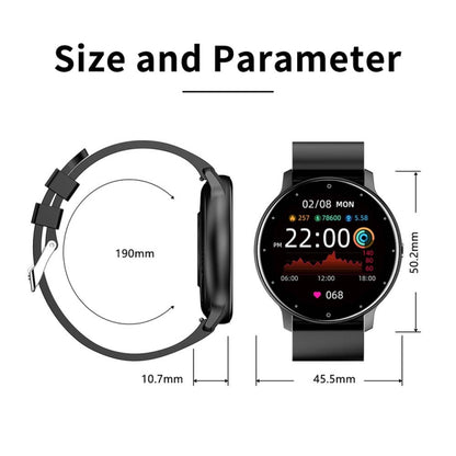 BW0223 Heart Rate/Blood Oxygen/Blood Pressure Monitoring Bluetooth Smart Calling Watch, Color: Mesh Black - Smart Wear by buy2fix | Online Shopping UK | buy2fix