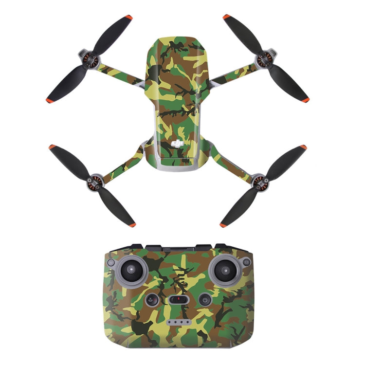 Sunnylife MM2-TZ452 For DJI Mini 2 Waterproof PVC Drone Body + Arm + Remote Control Decorative Protective Stickers Set(Army Green Camouflage) - Stickers by Sunnylife | Online Shopping UK | buy2fix