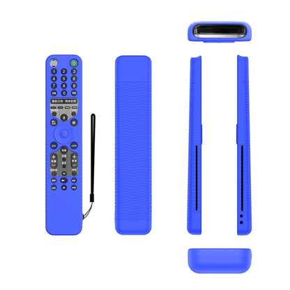 Y46 Remote Control Anti-Fall Silicone Protective Case For Sony RMF-TX600C/P/U/E 500U/E(Blue) - Remote Control Covers by buy2fix | Online Shopping UK | buy2fix