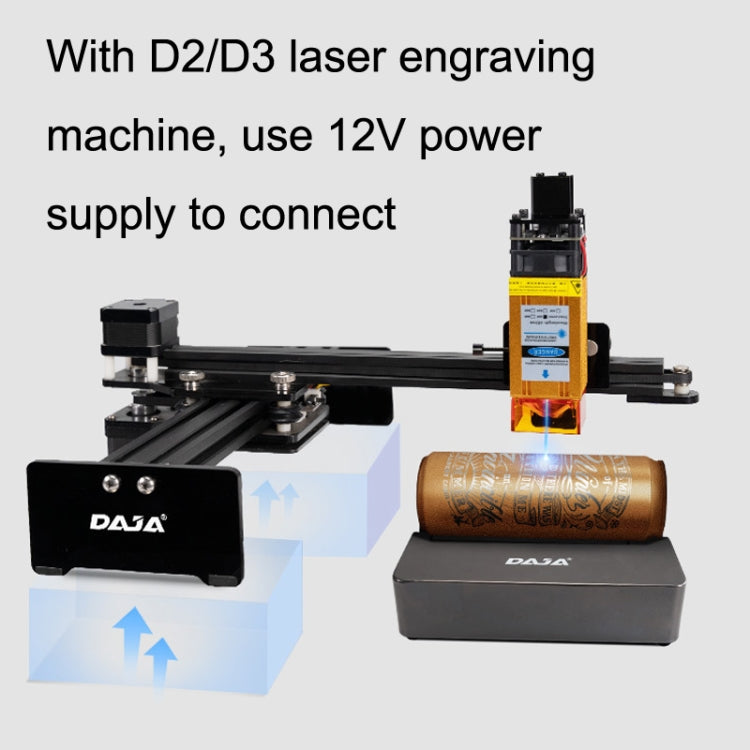 DAJA R3 For D2 / D3 / X1 / M1 Laser Carving Machine Rotation Shaft(Black) - Consumer Electronics by DAJA | Online Shopping UK | buy2fix