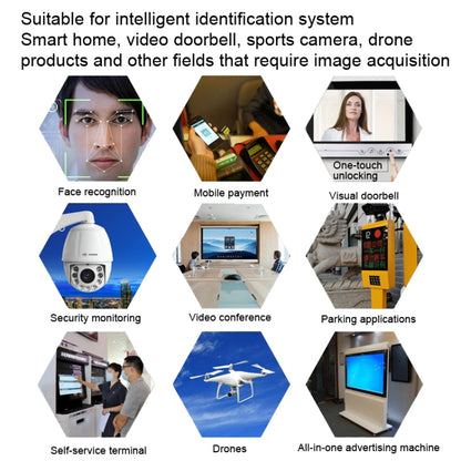 AS-2MUSB12 J1 2MP GC02M2 Wide Angle Monitoring Smart Home USB Driver-Free Camera Module - Consumer Electronics by buy2fix | Online Shopping UK | buy2fix