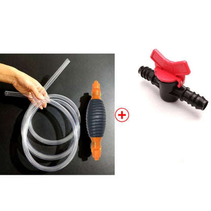 2pcs Manual Gasoline Oil Sucker Water Deflector, Specification: 2m+Flow Valve - In Car by buy2fix | Online Shopping UK | buy2fix