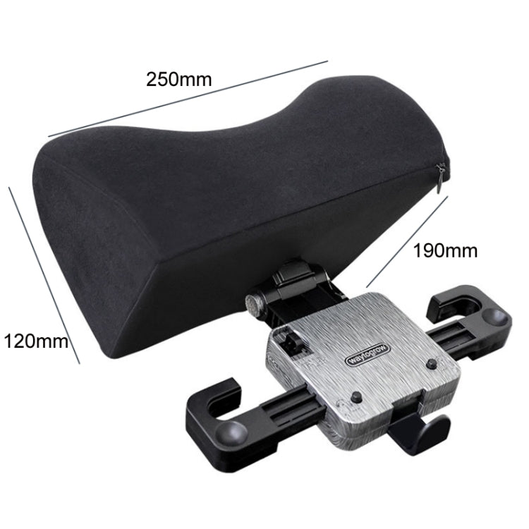 A09 5D Car Universal Adjustment U-shaped Memory Foam Headrest, Color: Gray - In Car by buy2fix | Online Shopping UK | buy2fix