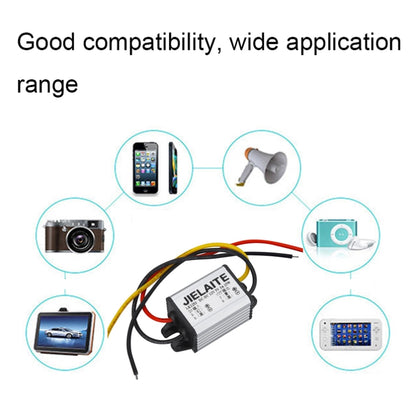 JIELAITE LK1253 15W Aluminum Alloy Intelligent Protection Waterproof Car Power Converter(12V to 6V/3A) - In Car by JIELAITE | Online Shopping UK | buy2fix