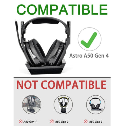 For Logitech Astro A50 Gen4 Headset Replacement Accessory ,Spec: 2pcs Protein Leather Earmuffs - Apple Accessories by buy2fix | Online Shopping UK | buy2fix