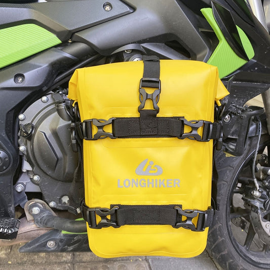 LONGHIKER Motorcycle Quick Release Waterproof Bumper Side Bag(Yellow) - In Car by buy2fix | Online Shopping UK | buy2fix