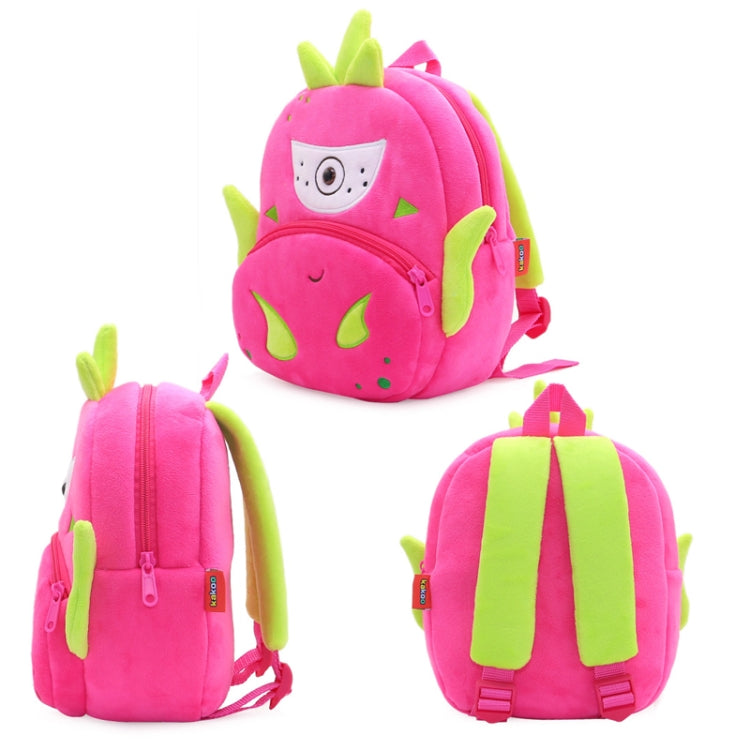 Vegetable Fruit Series Cartoon Plush Kids Backpack Children School Bags(Watermelon) - Kids Bags by buy2fix | Online Shopping UK | buy2fix