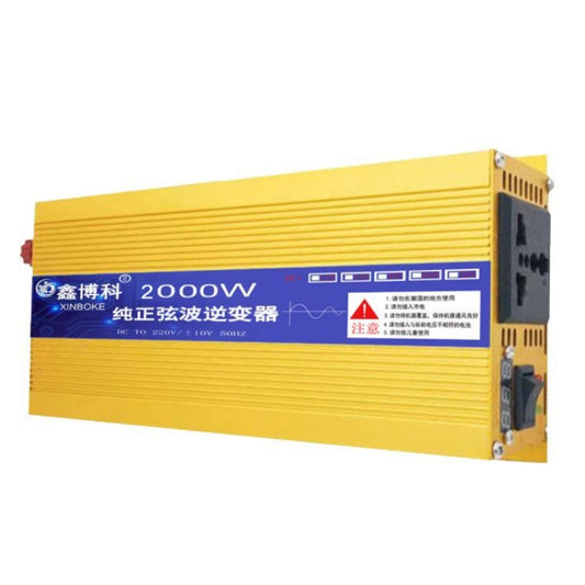 XINBOKE High Power Household Car Sine Wave Inverter 12V 2000W To 220V 1000W(Single Display) - In Car by XINBOKE | Online Shopping UK | buy2fix