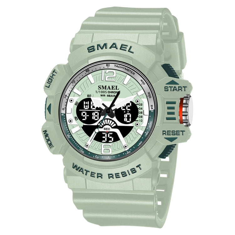 SMAEL 8065 Waterproof Sports Multifunctional Luminous Watch Men(Matcha Green) - Sport Watches by SMAEL | Online Shopping UK | buy2fix