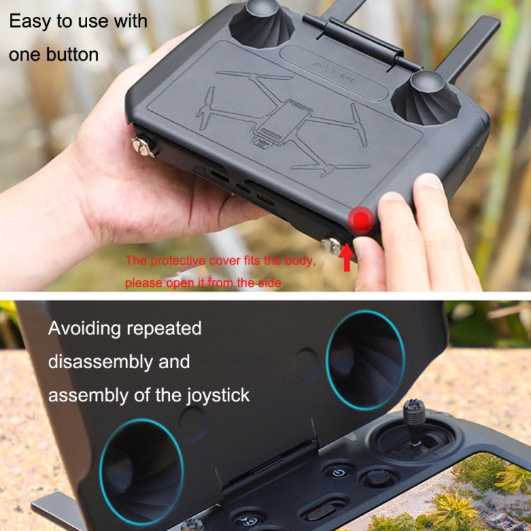 Sunnylife YK558 With Screen Remote Control Shielding Protection Cover For DJI Mini 3 / 3 Pro / Mavic 3 / RC Pro(Black) -  by Sunnylife | Online Shopping UK | buy2fix