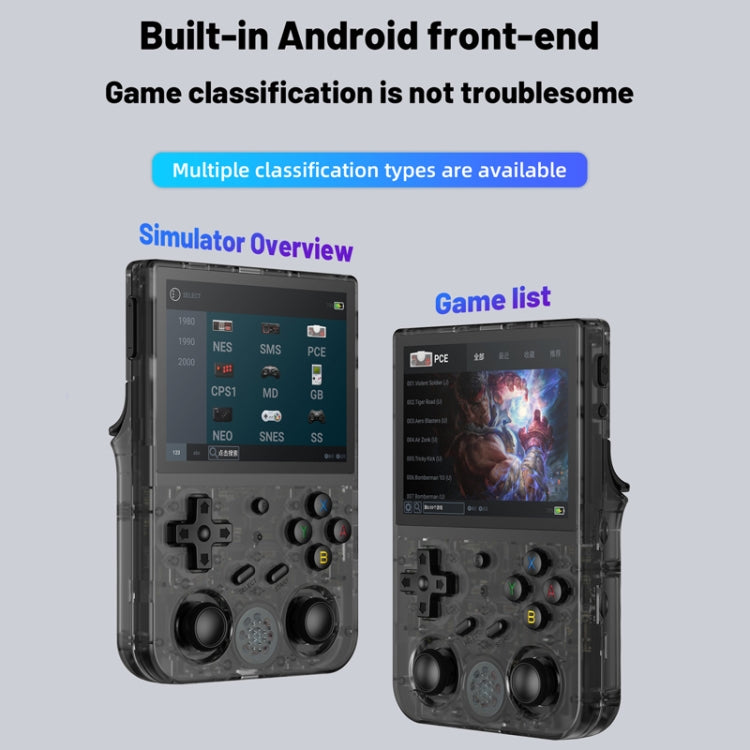 ANBERNIC RG353V  3.5 Inch Wireless Game Box Android 11 Linux OS Handheld Game Console 16G Without Game(White) - Pocket Console by ANBERNIC | Online Shopping UK | buy2fix