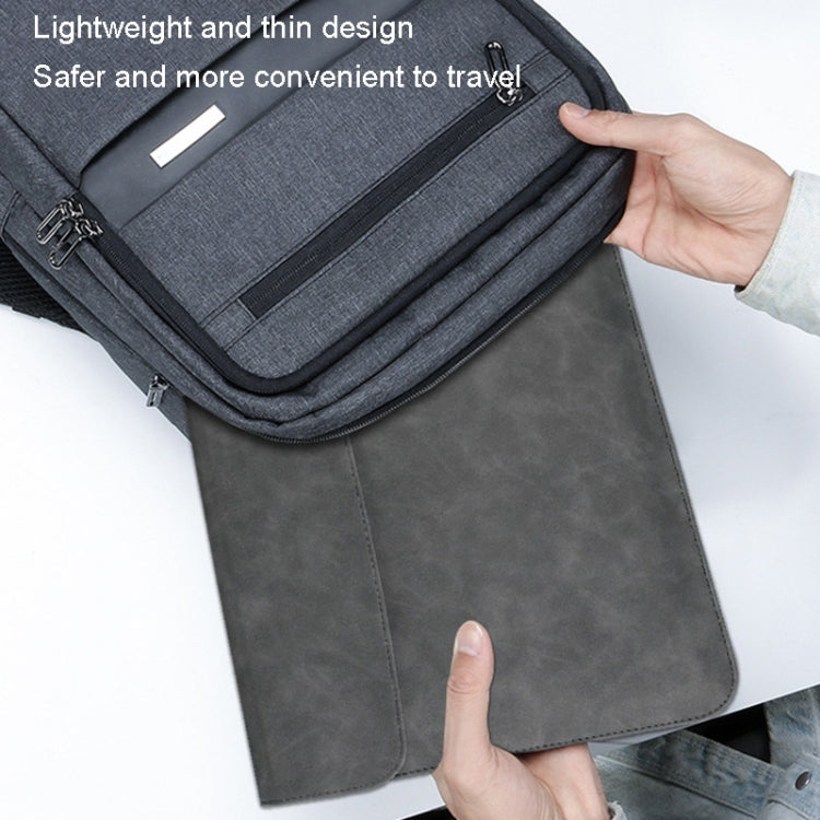 A20 Laptop Bag Magnetic Suction Slim Tablet Case Inner Bag, Size: 15.4/16 inch(Gray) -  by buy2fix | Online Shopping UK | buy2fix