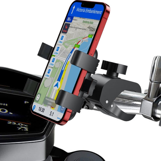 Outdoor Cycling Simple Installation Mobile Phone Holder(Black) - In Car by buy2fix | Online Shopping UK | buy2fix