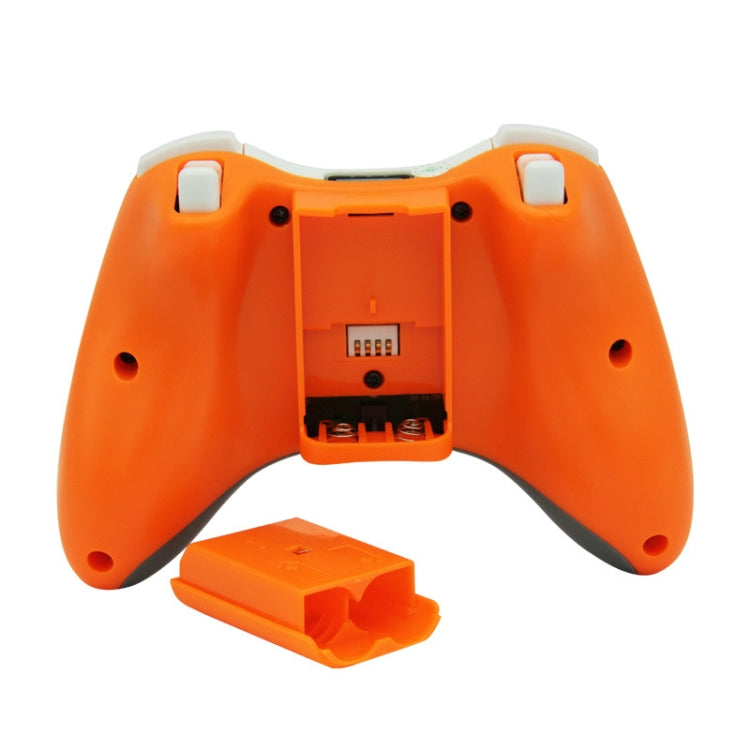 For Microsoft Xbox 360 / PC XB13 Dual Vibration Wireless 2.4G Gamepad With Receiver(Orange) - Gamepad by buy2fix | Online Shopping UK | buy2fix