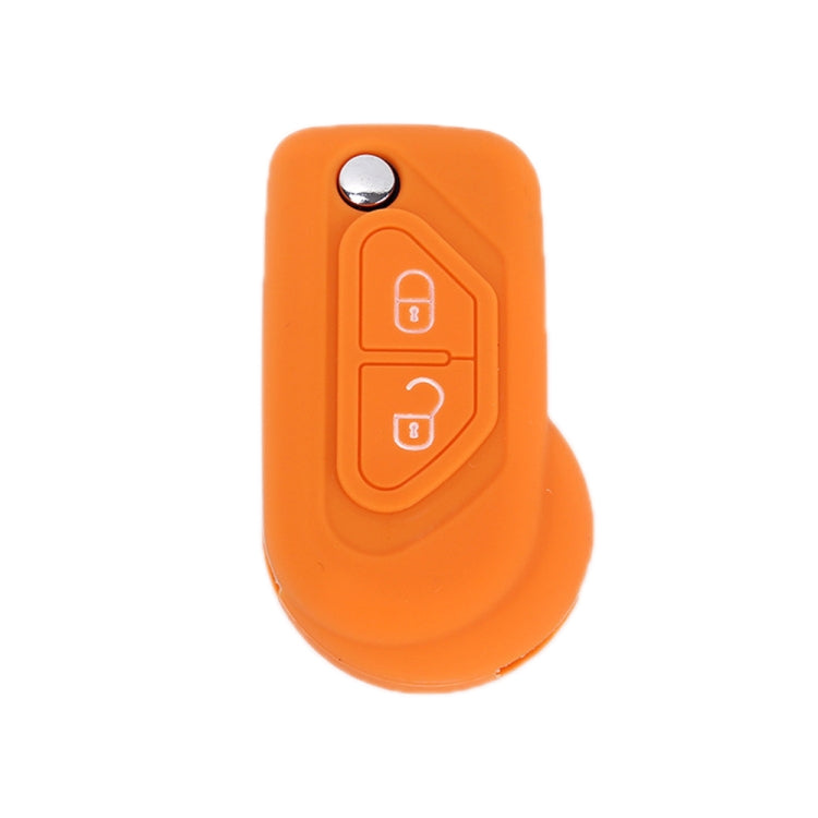 For Citroen C5/Elysee 2pcs Silicone Key Protector(Orange) - In Car by buy2fix | Online Shopping UK | buy2fix