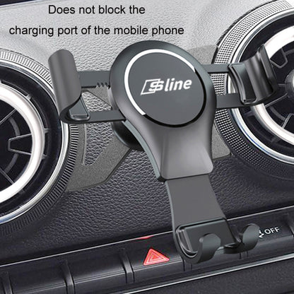 For Audi Car Strong Magnetic Phone Holder(A3/S3 Stand 1 black) -  by buy2fix | Online Shopping UK | buy2fix