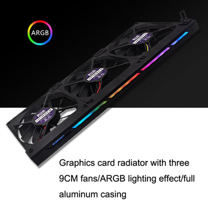 FANNER T390H Graphics Card High Speed Radiator 5V ARGB Light Strips Cooling Fan -  by FANNER | Online Shopping UK | buy2fix