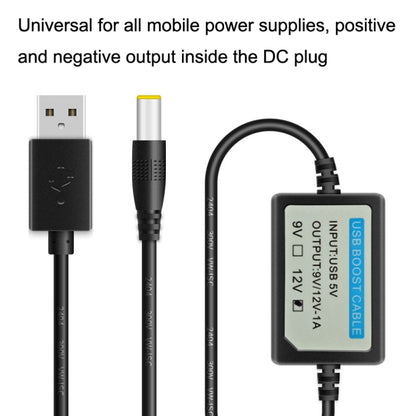 2pcs DC 5V to 9V USB Booster Line Mobile Power Cord - Power Cord by buy2fix | Online Shopping UK | buy2fix