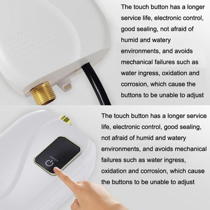 Instant Water Heater Mini Kitchen Quick Heater Household Hand Washing Water Heater AU Plug(Brick Red) - Water Heaters & Parts by buy2fix | Online Shopping UK | buy2fix