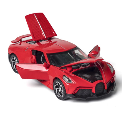 1:32 Alloy Sports Car Model With Sound And Light Boy Toy Car Decoration(Bright Red) - Model Toys by buy2fix | Online Shopping UK | buy2fix