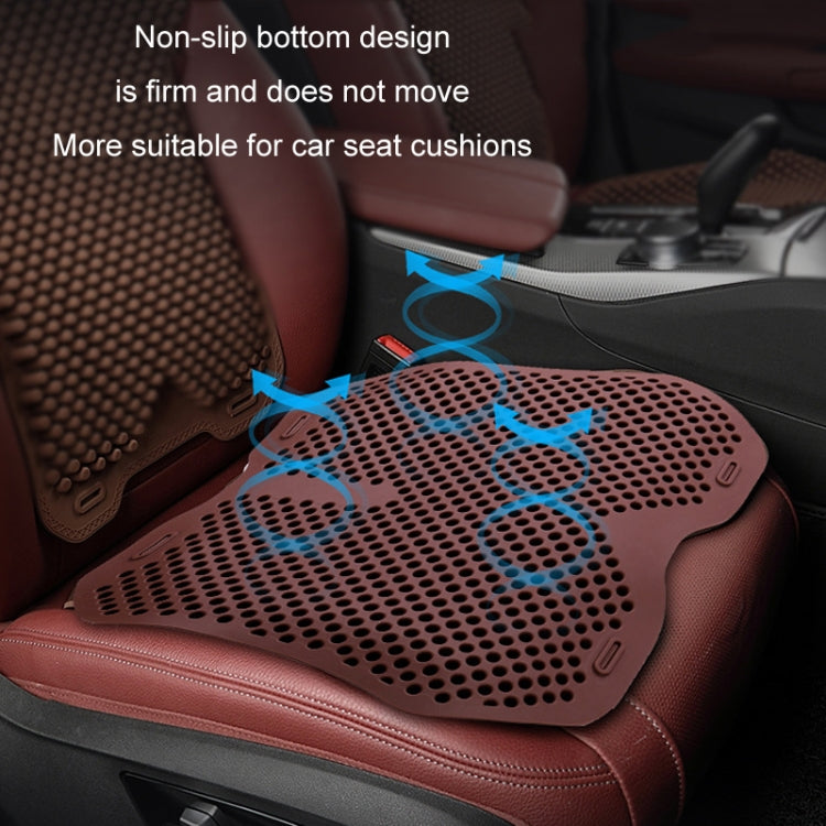 Silicone Car Seat Cushion Summer Breathable Cool Pad, Color: Rear Cushion Gray -  by buy2fix | Online Shopping UK | buy2fix