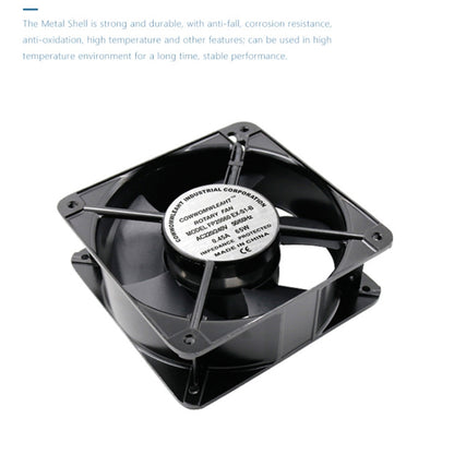 FP20060 110V 20cm Chassis Cabinet Metal Case Low Noise Cooling Fan - Fan Cooling by buy2fix | Online Shopping UK | buy2fix