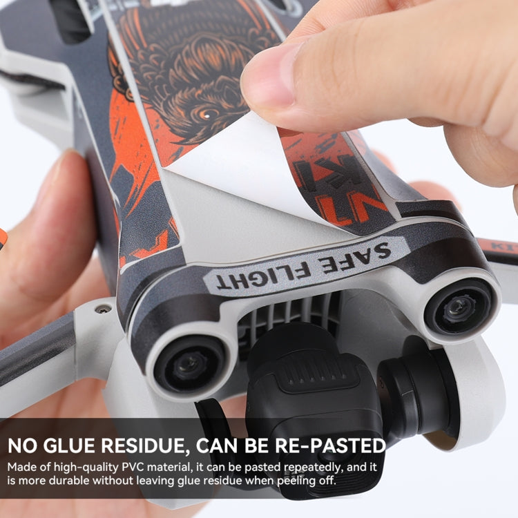 For DJI Mini 3 Pro Remote Control Body Sticker ,Spec: RC-N1 Without Screen(Rocket Ship) - Stickers by RCSTQ | Online Shopping UK | buy2fix