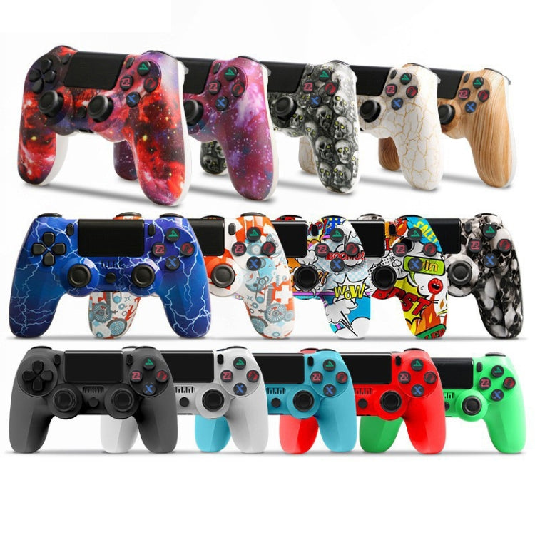 For PS4 Wireless Bluetooth Game Controller With Light Strip Dual Vibration Game Handle(Cartoon) - Gamepads by buy2fix | Online Shopping UK | buy2fix