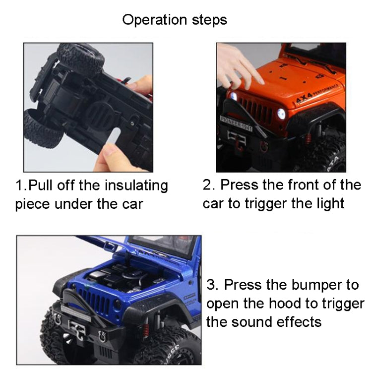 1:24 Simulation Alloy SUV Model Sound and Light Toys for Children(Orange) - Model Toys by buy2fix | Online Shopping UK | buy2fix