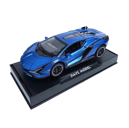 1:32 Simulation Sound Light Children Alloy Sports Car Model Boy Car Toy(Blue) - Model Toys by buy2fix | Online Shopping UK | buy2fix