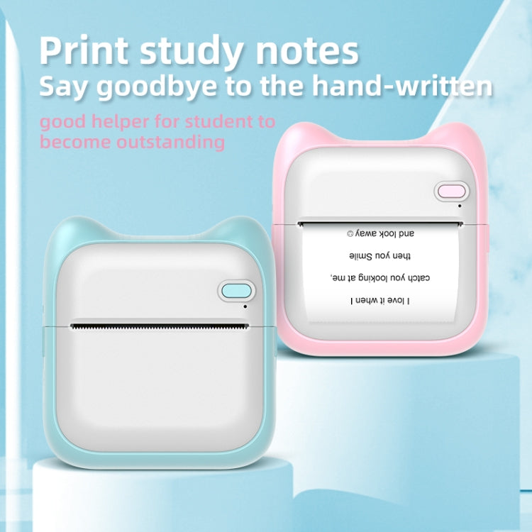 A31 Bluetooth Handheld Portable Self-adhesive Thermal Printer, Color: Pink+3 Rolls Colored Paper - Printer by buy2fix | Online Shopping UK | buy2fix