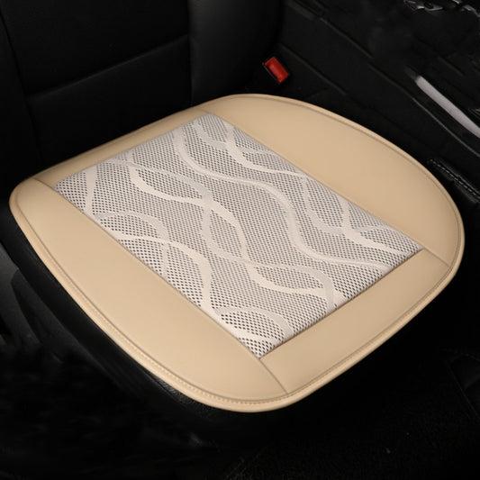 Summer Ventilation Refrigeration USB Car Seat Cushion(Beige) - Seat Accessories by buy2fix | Online Shopping UK | buy2fix