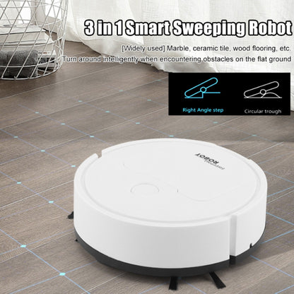 3 in 1 Mini Vacuum Cleaner Intelligent Sweeping Robot(White) - Robot Vacuum Cleaner by buy2fix | Online Shopping UK | buy2fix