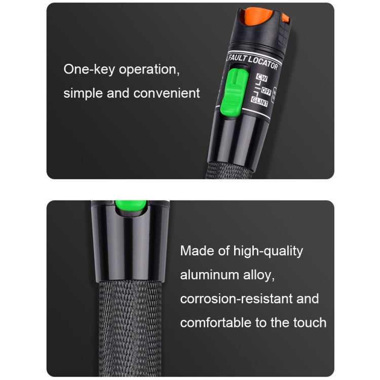 1-60 km Optical Fiber Red Light Pen 5/10/15/20/30/50/60MW Red Light Source Light Pen, Specification: 15mW Blue+Orange - Fiber Receiver by buy2fix | Online Shopping UK | buy2fix