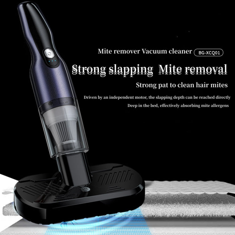 4 In 1 12000pa Wireless  Mini Handheld Car Vacuum Cleaner Mite Remover(Navy Blue) - Vacuum Cleaner by buy2fix | Online Shopping UK | buy2fix