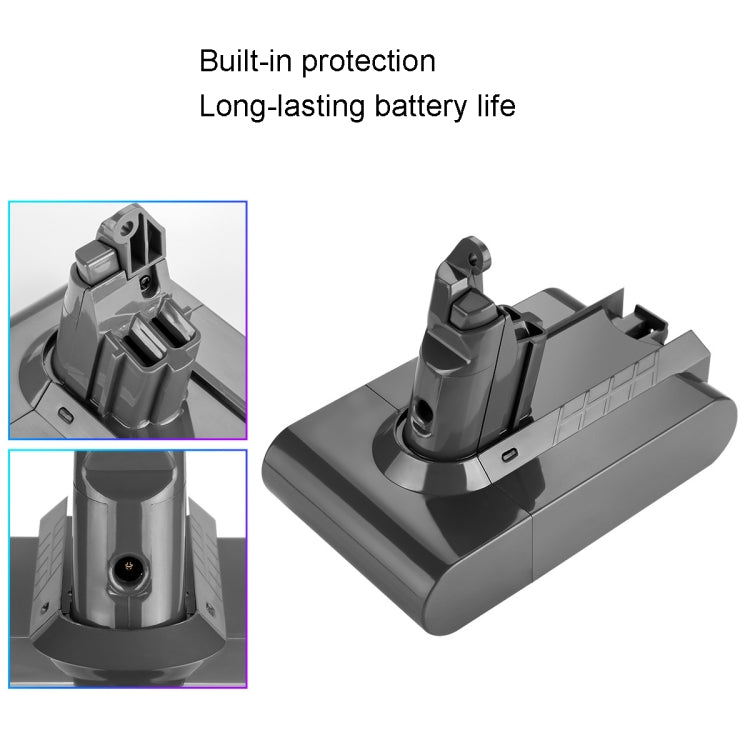 For Dyson V6 Series Handheld Vacuum Cleaner Battery Sweeper Spare Battery, Capacity: V6 2.2Ah - Dyson Accessories by buy2fix | Online Shopping UK | buy2fix