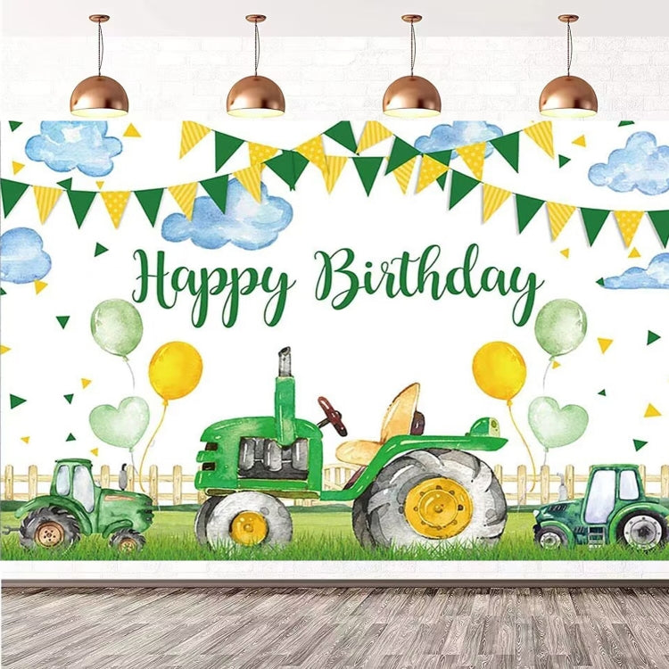 150x100cm Farm Tractor Photography Backdrop Cloth Birthday Party Decoration Supplies -  by buy2fix | Online Shopping UK | buy2fix