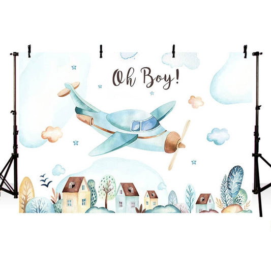 150x100cm Aircraft Theme Birthday Background Cloth Party Decoration Photography Background -  by buy2fix | Online Shopping UK | buy2fix