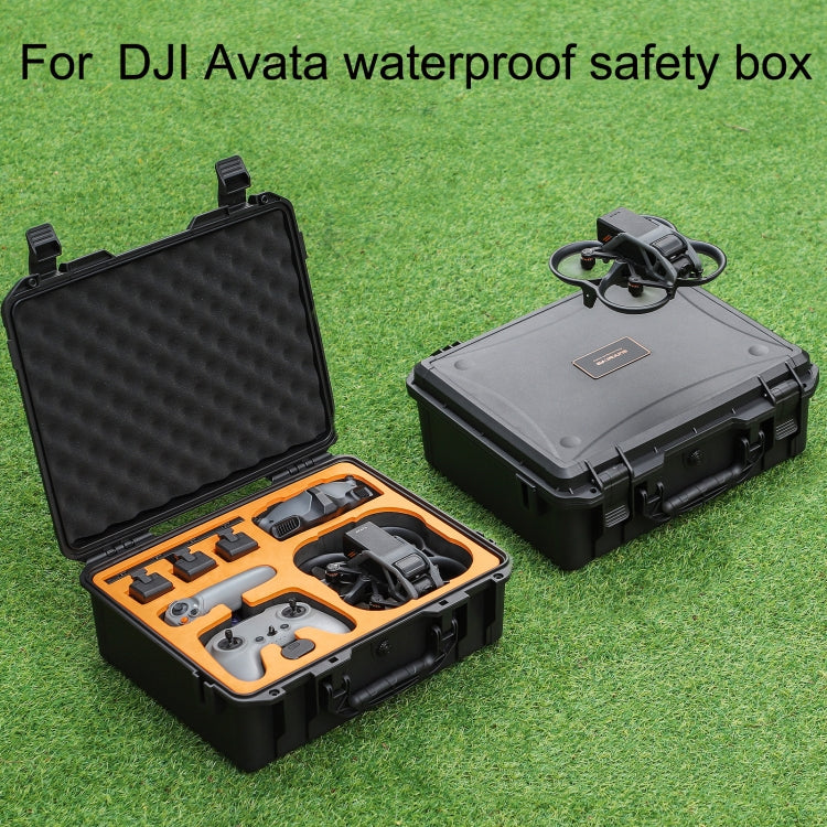 Sunnylife AQX-9 For DJI Avata Flying Glasses Waterproof Large Capacity Protective Carrying Case(Black) -  by Sunnylife | Online Shopping UK | buy2fix