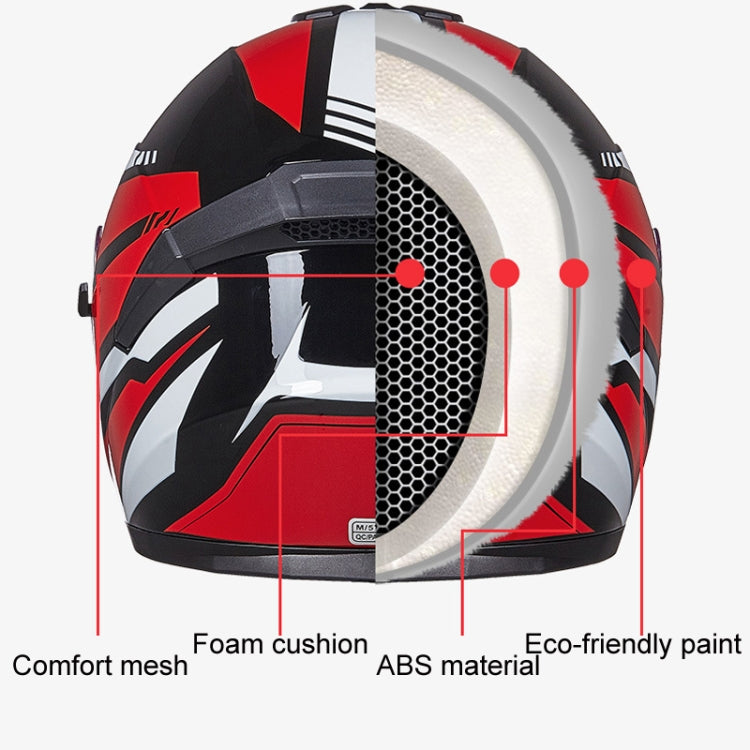 GXT Electric Vehicle Four Seasons Sun Protection & Windshield Double Lens Helmet, Size: M(Bright Black Gray) - Helmets by GXT | Online Shopping UK | buy2fix