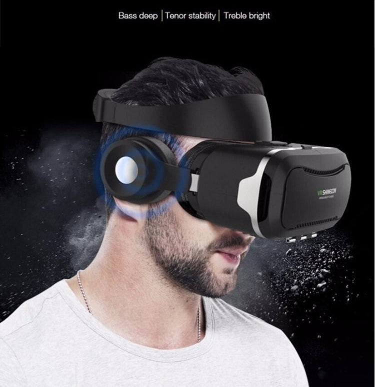 3D Virtual Reality Gaming Glasses Immersive VR Smart Glasses(Black) - VR Headset by buy2fix | Online Shopping UK | buy2fix