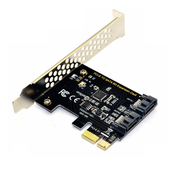 PCE2SAT-A01 PCI-E 1X To SATA3.0 Expansion Card 6 Gbps Transfer Card - Add-on Cards by buy2fix | Online Shopping UK | buy2fix