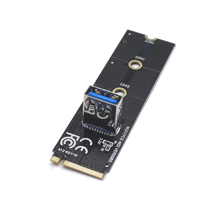 M.2 NVME To USB 3.0 PCI-E Expansion Card  Adapter for Graphics Card(Blackboard) - Add-on Cards by buy2fix | Online Shopping UK | buy2fix