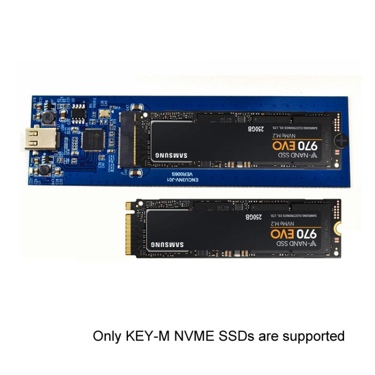 USB3.2 To M.2 NVME Hard Disk Box NGFF PCIE Protocol To TYPE-C, Color: Black - HDD Enclosure by buy2fix | Online Shopping UK | buy2fix