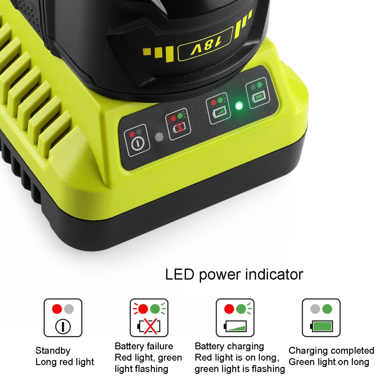 For RYOBI P117 / P108 12-18V Universal Battery Charger(US Plug) - Electric Saws & Accessories by buy2fix | Online Shopping UK | buy2fix