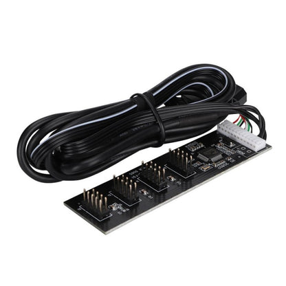 USB 2.0 9pin To 4 9pin Hub Internal Motherboard Header With 4pin Powered - USB 2.0 HUB by buy2fix | Online Shopping UK | buy2fix